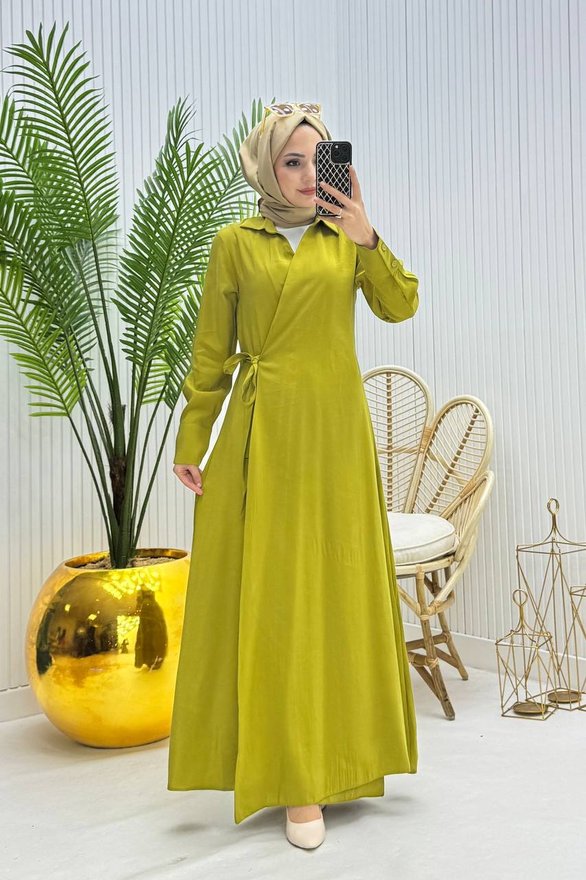 عباية أنيقة برباط جانبي